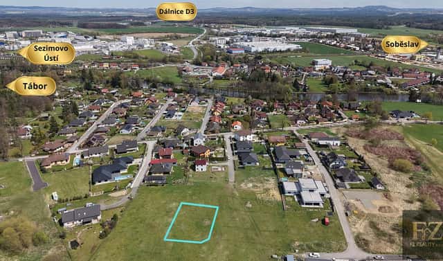 Prodej stavebního pozemku 742 m², Planá nad Lužnicí, okres Tábor