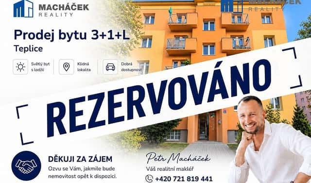 Prodej bytu 3+1 77 m², Svojsíkova, Teplice