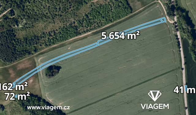 Prodej pole 1 487 m², Kudlovice, okres Uherské Hradiště
