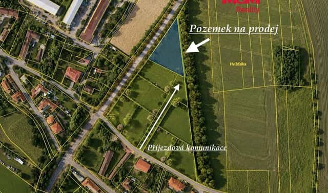 Prodej stavebního pozemku 1 841 m², Čimelice, okres Písek