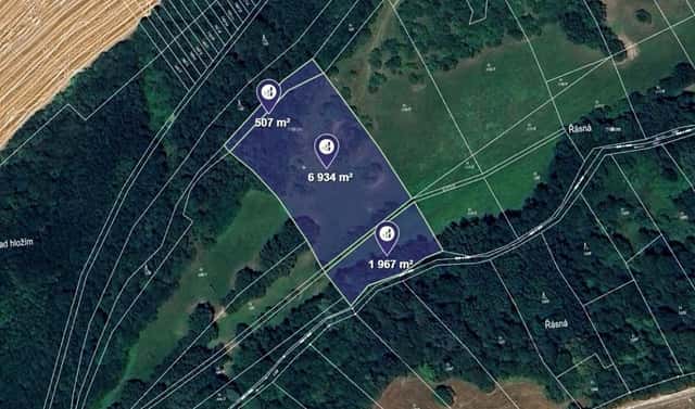 Prodej louky 2 866 m², Částkov, okres Uherské Hradiště