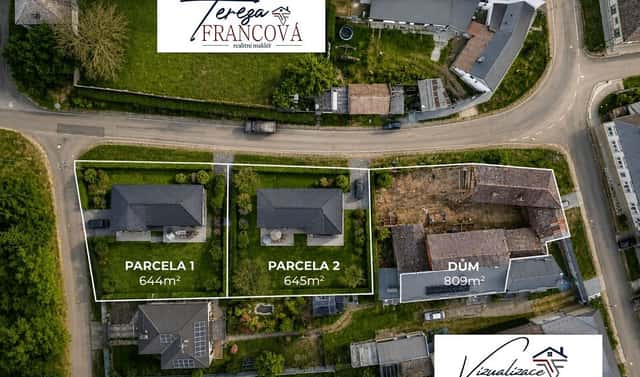 Prodej stavebního pozemku 645 m², Biskupice, okres Prostějov