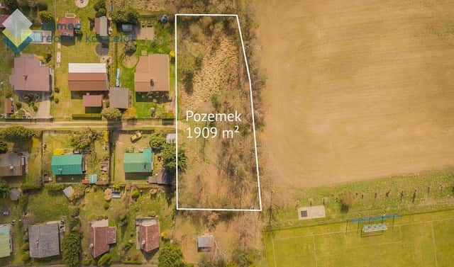 Prodej stavebního pozemku 1 909 m², Ledce, okres Mladá Boleslav