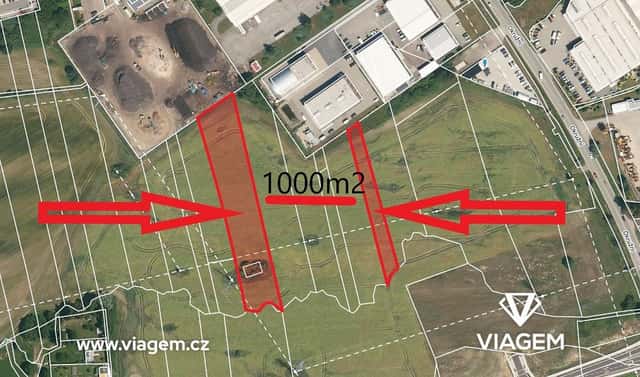 Prodej pole 1 000 m², České Budějovice
