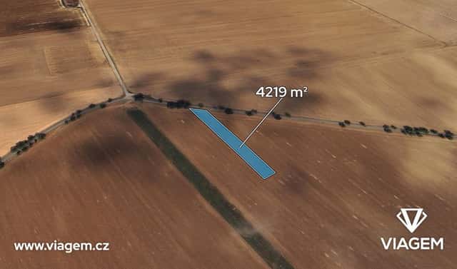 Prodej pole 1 054 m², Žeraviny, okres Hodonín