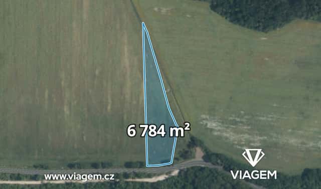 Prodej pole 6 784 m², Žatec, okres Louny