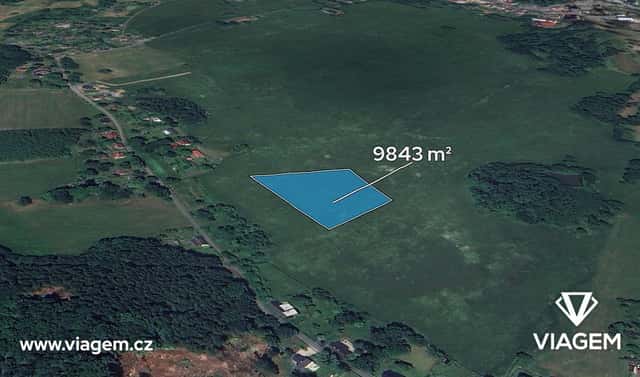 Prodej pole 9 843 m², Krásná Lípa, okres Děčín