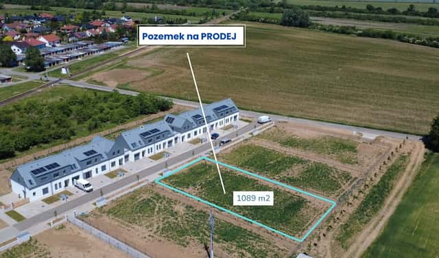 Prodej stavebního pozemku 1 089 m², Strážnice, okres Hodonín