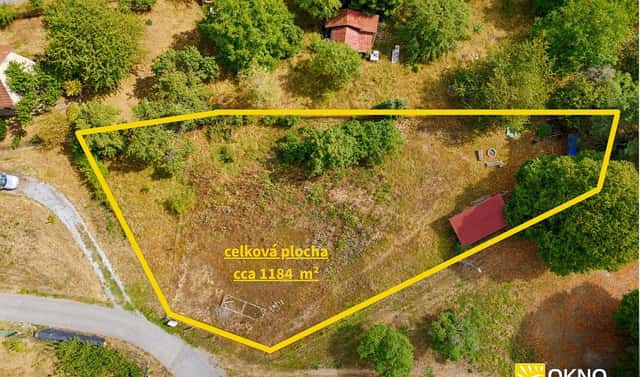Prodej stavebního pozemku 1 182 m², Braníškov, okres Brno-venkov