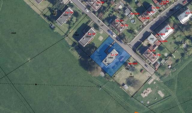 Prodej pozemku 219 m², Trmice, okres Ústí nad Labem