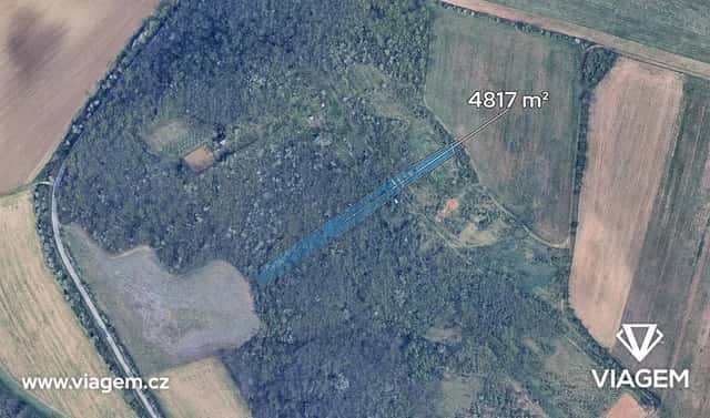 Prodej lesa 4 817 m², Silůvky, okres Brno-venkov