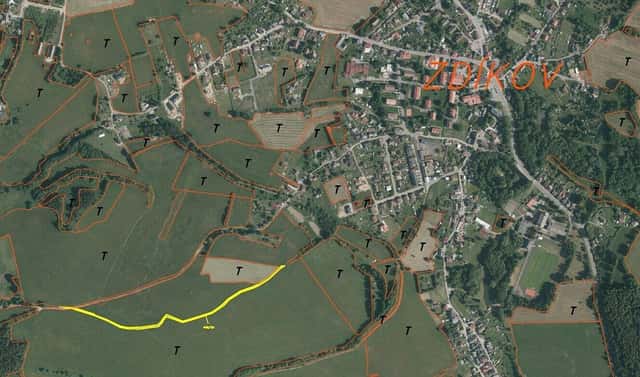 Prodej pole 2 180 m², Zdíkov, okres Prachatice