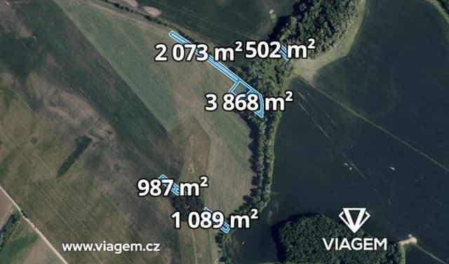 Prodej pole 1 419 m², Přísnotice, okres Brno-venkov