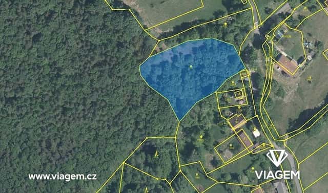 Prodej zahrady 4 375 m², Horní Lhota, okres Zlín