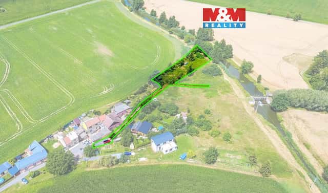 Prodej stavebního pozemku 1 718 m², U splavu, Štěpánov, okres Olomouc
