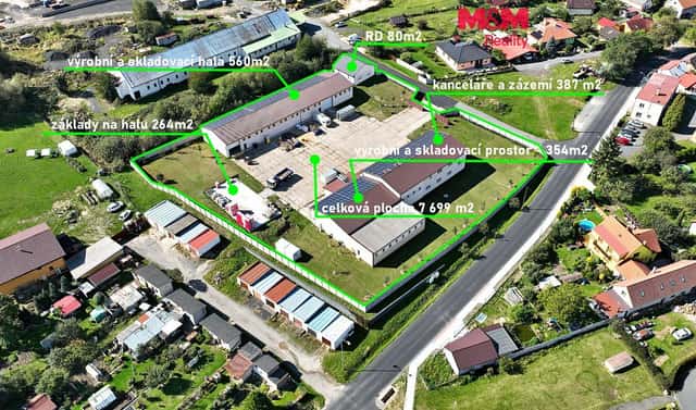 Prodej obchodních prostor 1 381 m², Zbraslavice, okres Kutná Hora