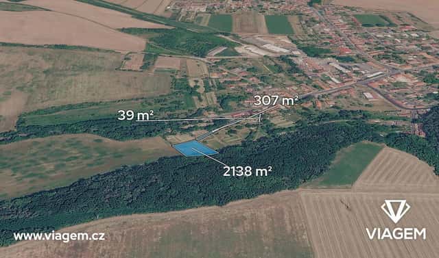 Prodej zahrady 557 m², Bechlín, okres Litoměřice