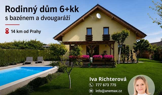Prodej domu 224 m² s pozemkem 816 m², U Tří Cest, Nový Vestec, okres Praha-východ