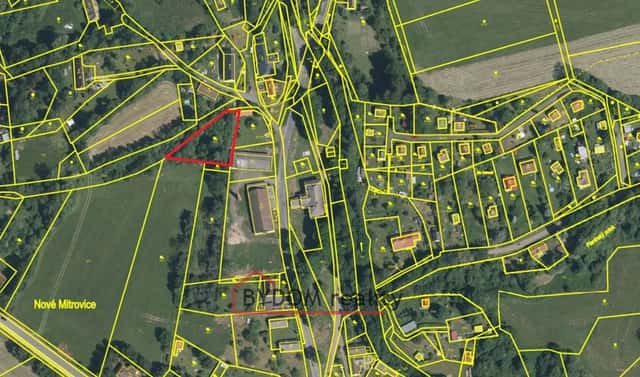 Prodej stavebního pozemku 1 216 m², Nové Mitrovice, okres Plzeň-jih