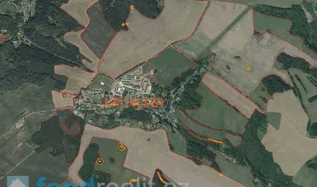 Prodej pole 7 831 m², Krchleby, okres Šumperk