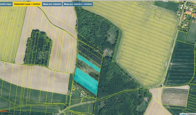 Prodej lesa 17 884 m², Stehlovice, okres Písek