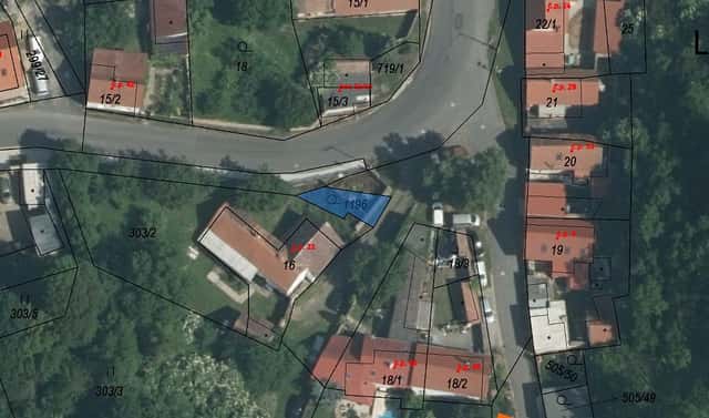 Prodej zahrady 42 m², Křesín, okres Litoměřice