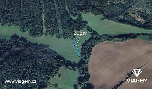 Prodej pole 1 202 m², Roštění, okres Kroměříž
