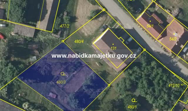 Prodej zahrady 940 m², Bednáreček, okres Jindřichův Hradec