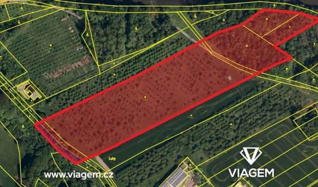 Prodej pole 5 309 m², Valašské Meziříčí, okres Vsetín