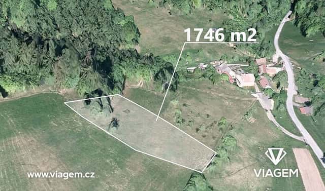 Prodej zahrady 1 746 m², Huslenky, okres Vsetín