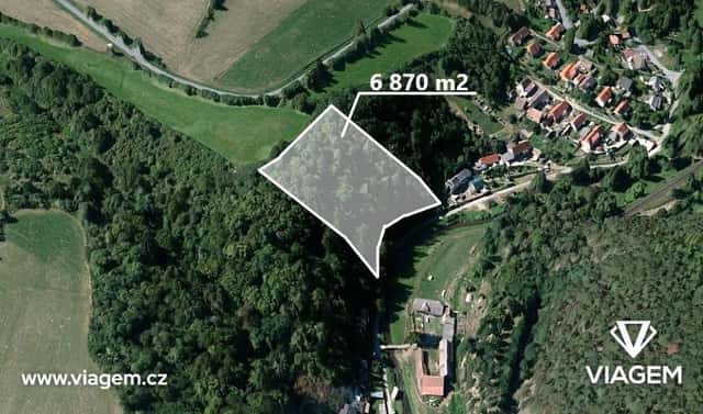 Prodej lesa 1 312 m², Pavlíkov, okres Rakovník