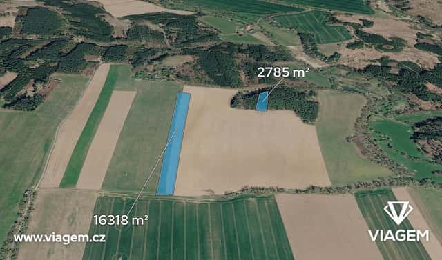 Prodej pole 3 183 m², Chotoviny, okres Tábor