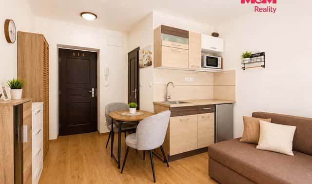 Prodej bytu 1+kk 18 m², Spálený Mlýn, Líšnice, okres Praha-západ