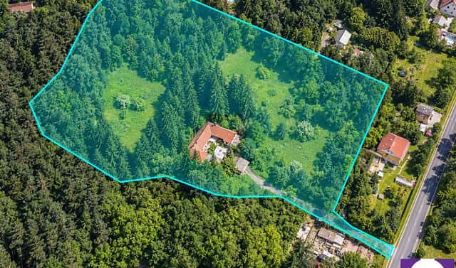 Prodej stavebního pozemku 9 129 m², Zahrady, Český Brod, okres Kolín