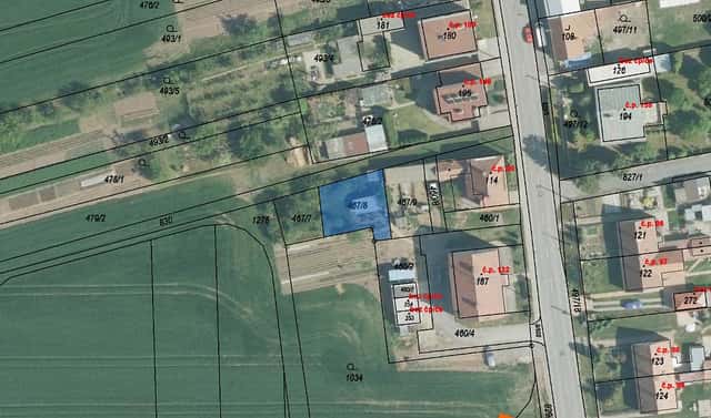 Prodej stavebního pozemku 224 m², Hoštice-Heroltice, okres Vyškov