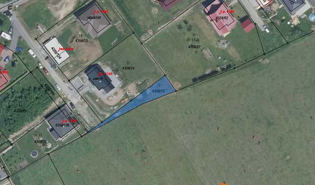 Prodej stavebního pozemku 64 m², Návsí, okres Frýdek-Místek