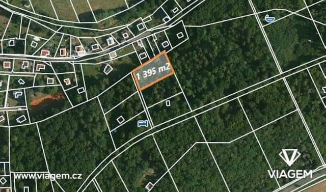 Prodej zahrady 1 395 m², Vlkančice, okres Praha-východ