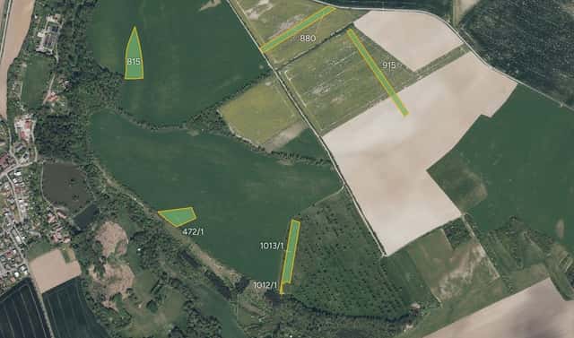 Prodej pole 10 394 m², Rosice, okres Chrudim