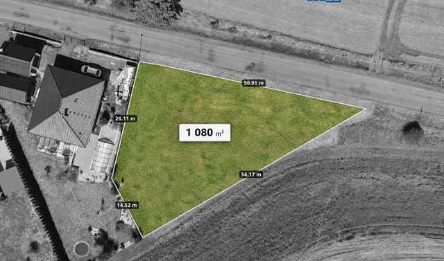 Prodej stavebního pozemku 1 080 m², Zabrušany – Všechlapy, okres Teplice