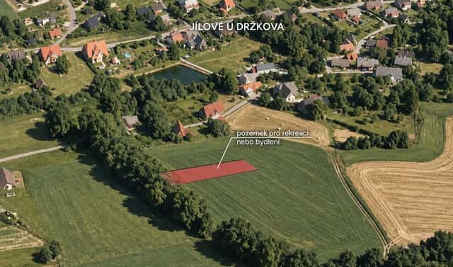 Prodej stavebního pozemku 513 m², Jílové u Držkova, okres Jablonec nad Nisou