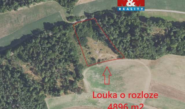 Prodej louky 4 896 m², Hradiště, okres Rokycany