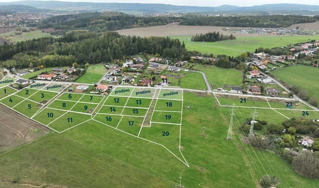 Prodej stavebního pozemku 983 m², Příbram