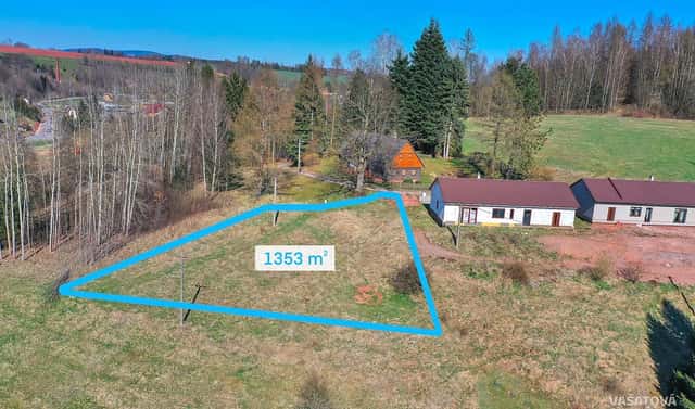Prodej stavebního pozemku 1 353 m², Chotěvice, okres Trutnov