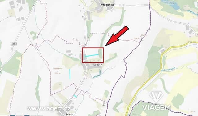 Prodej pole 2 579 m², Labuty, okres Hodonín