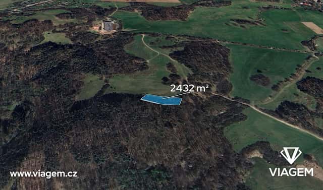Prodej pole 405 m², Miřetice, okres Chrudim