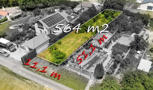 Prodej stavebního pozemku 564 m², Horní Moštěnice, okres Přerov