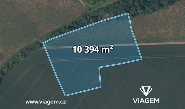 Prodej pole 2 078 m², Žitenice, okres Litoměřice