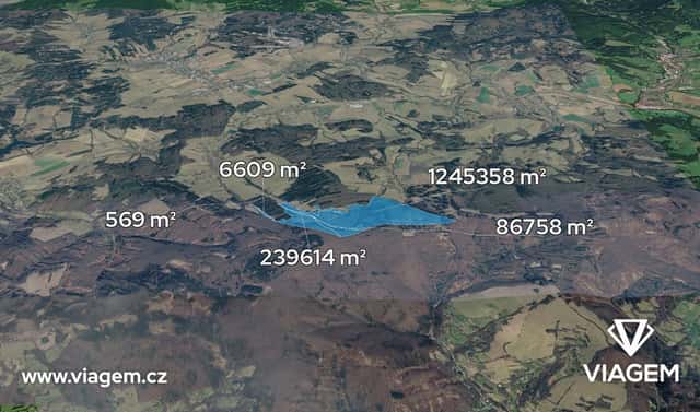 Prodej lesa 16 916 m², Šanov, okres Zlín