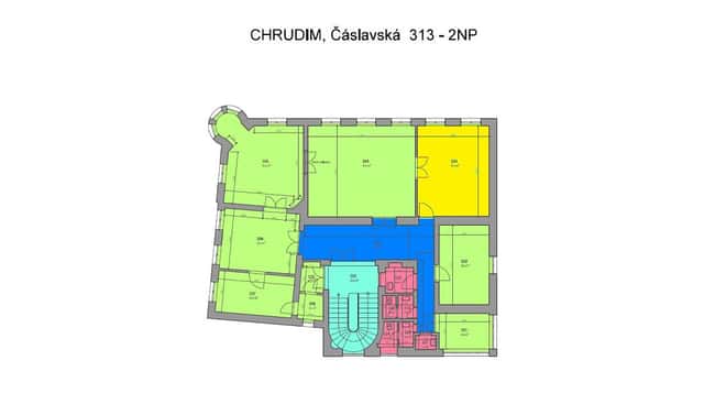 Pronájem kanceláře 31 m², Chrudim