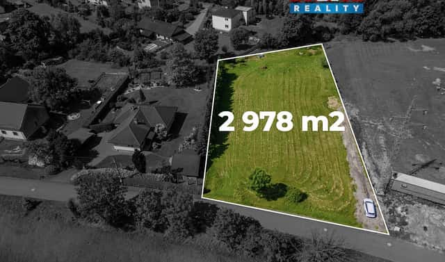 Prodej stavebního pozemku 2 978 m², Hukvaldy – Rychaltice, okres Frýdek-Místek